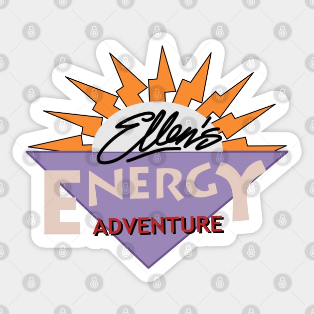 Ellen's Energy Adventure Sticker by GrizzlyPeakApparel